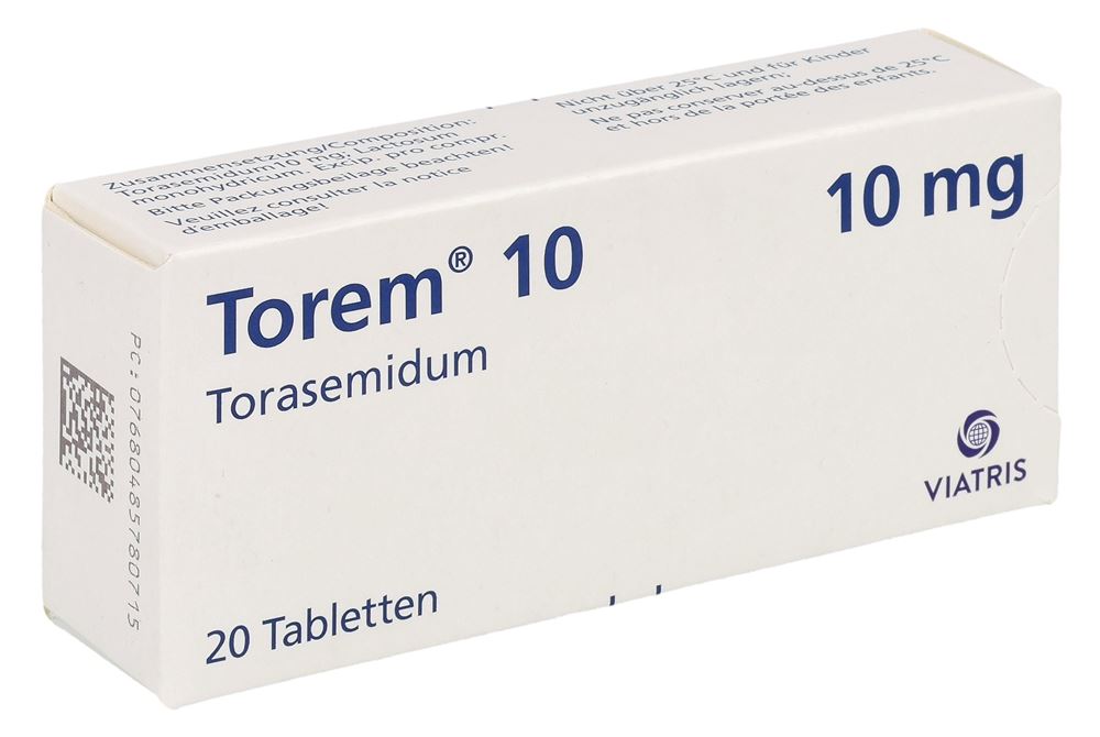 Torem 5 TOREM Tabl 10 mg Blist 20 Stk | Coop Vitality Apotheke