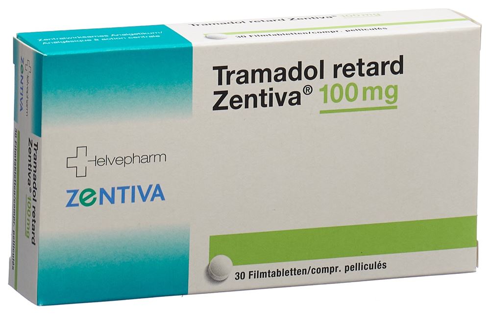 TRAMADOL retard Zentiva 100 mg, Hauptbild TRAMADOL retard Zentiva 100 mg, Hauptbild
