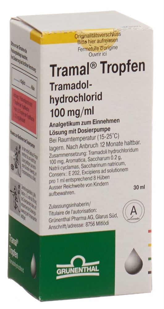 TRAMAL gouttes 100 mg/ml avec pompe de dosage fl 30 ml, image principale