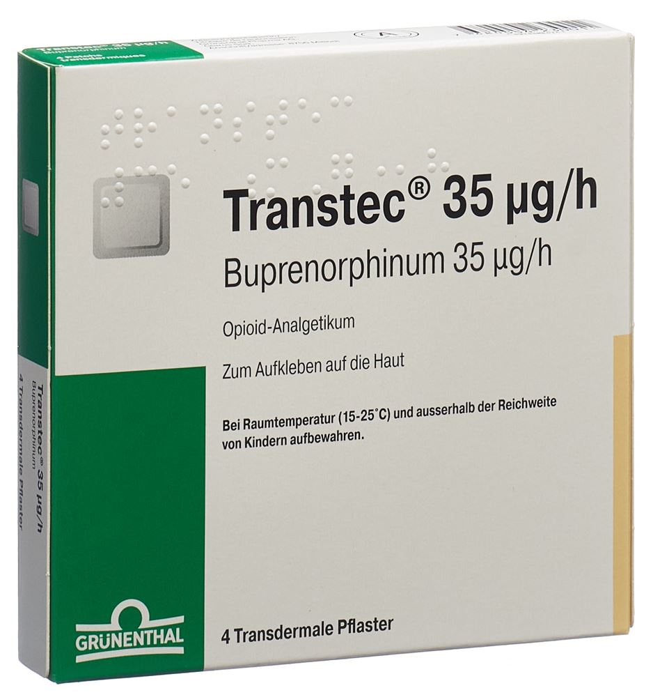 TRANSTEC Matrixpfl 35 mcg/h Btl 4 Stk, Hauptbild