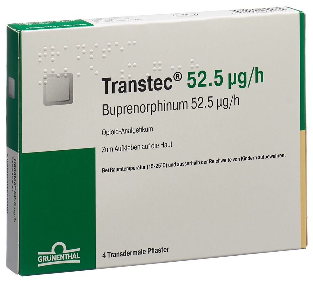 TRANSTEC Matrixpfl 52.5 mcg/h Btl 4 Stk