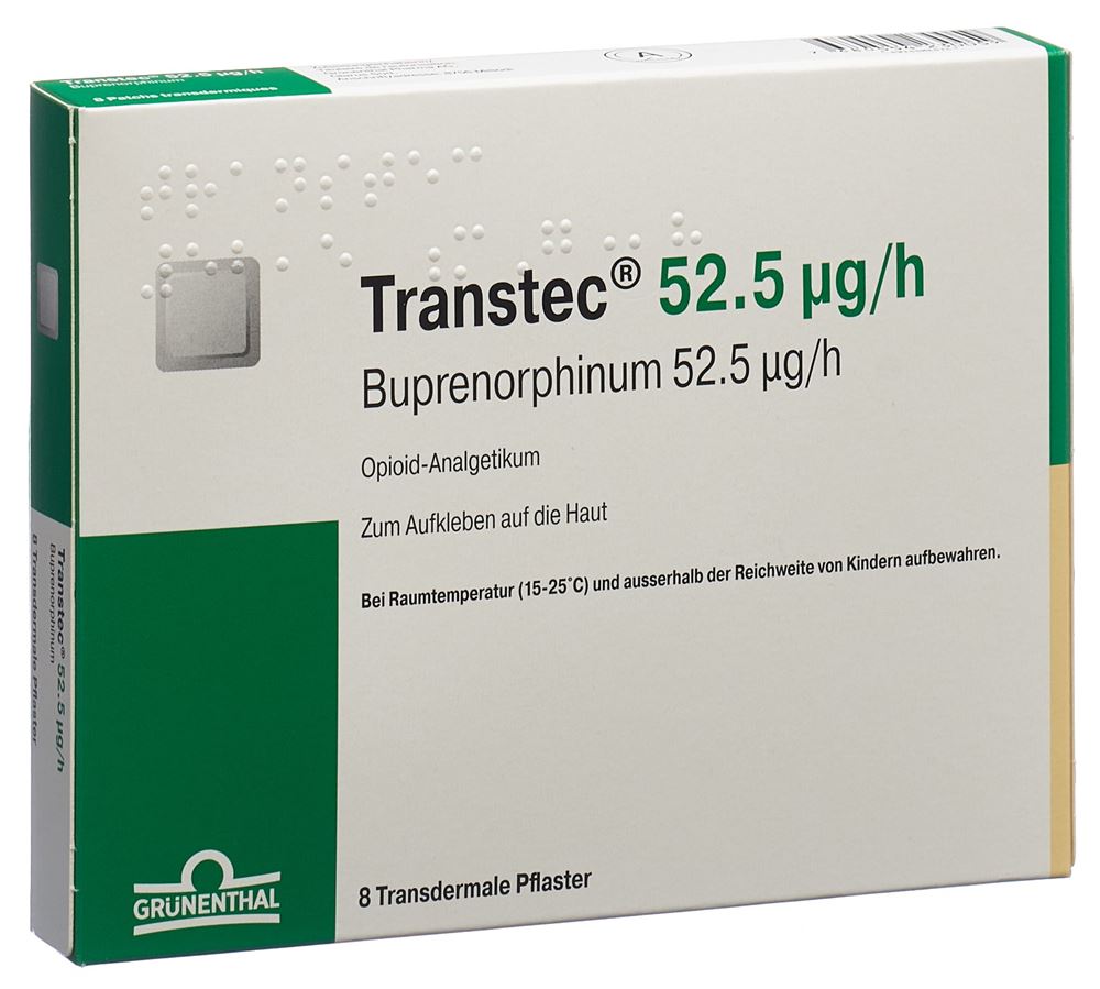 TRANSTEC Matrixpfl 52.5 mcg/h Btl 8 Stk