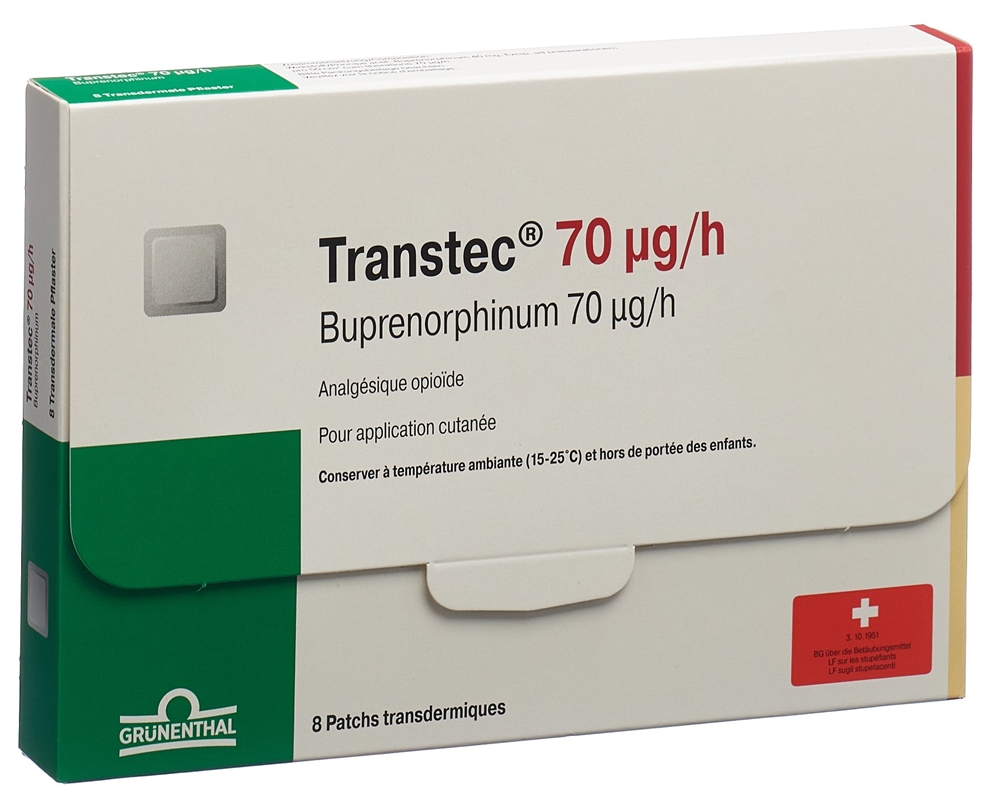 TRANSTEC Matrixpfl 70 mcg/h Btl 8 Stk, Bild 2 von 2