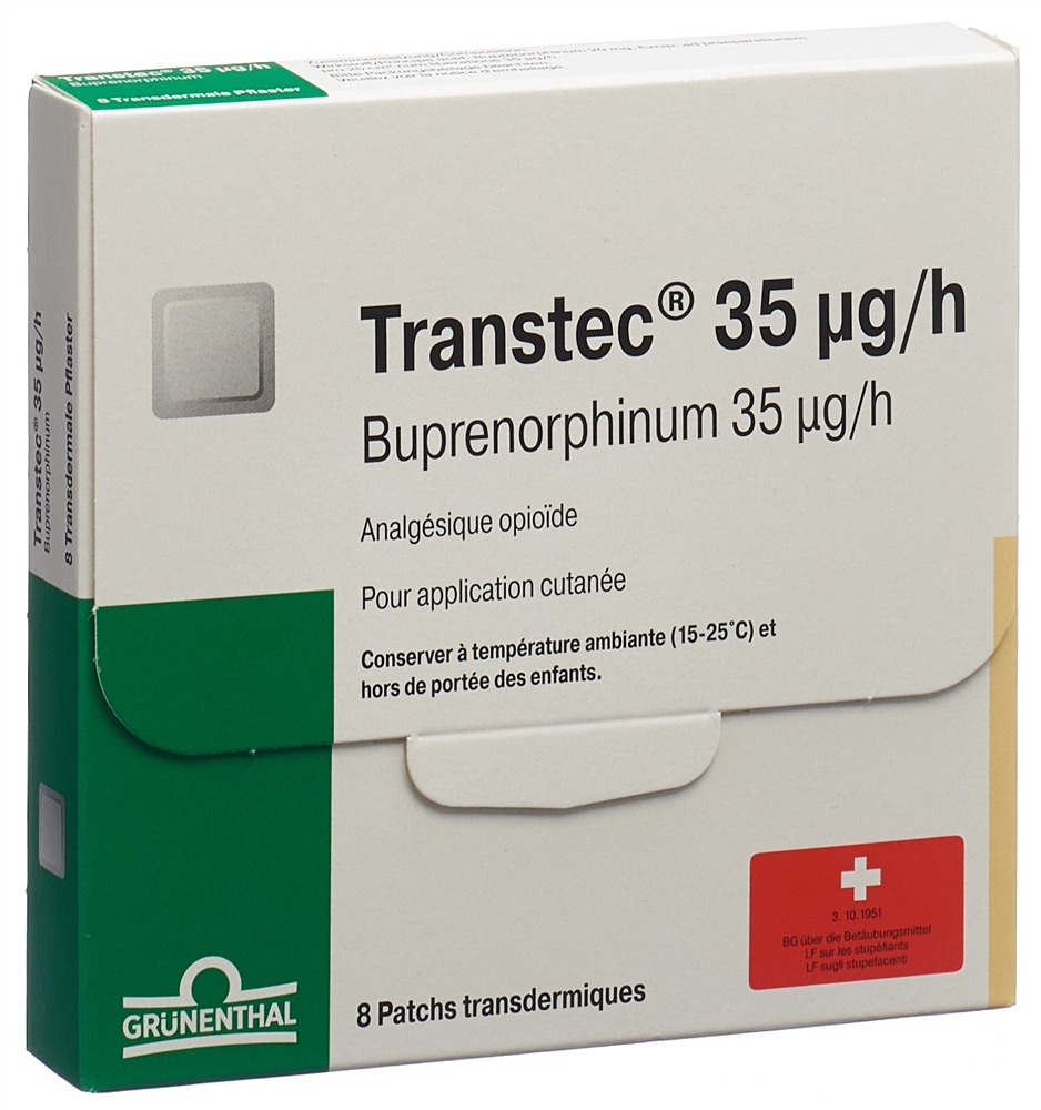 TRANSTEC TTS 35 mcg/h sach 8 pce, image 2 sur 2