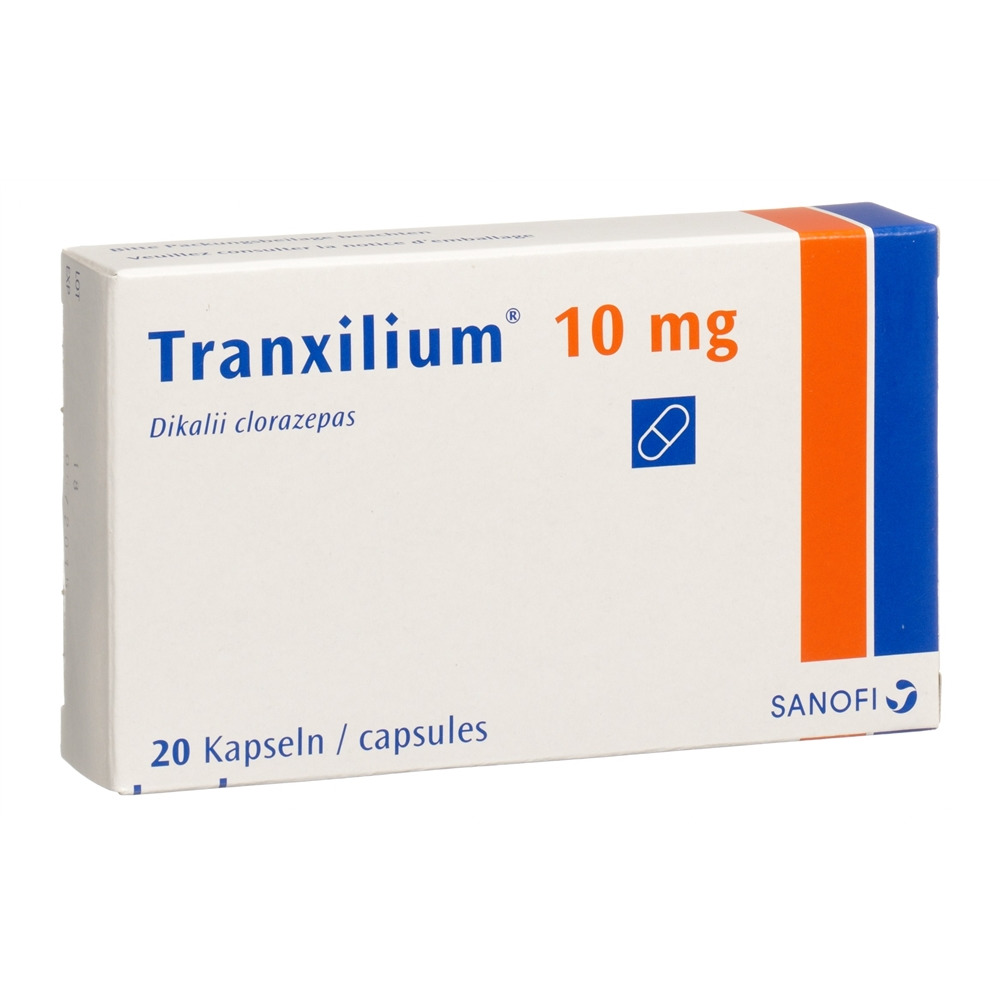 TRANXILIUM caps 10 mg blist 20 pce