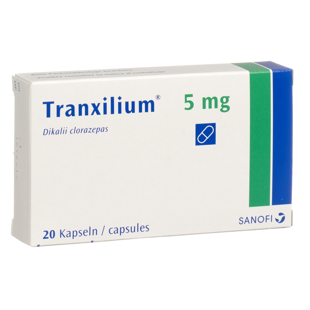 TRANXILIUM caps 5 mg blist 20 pce