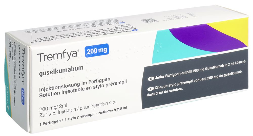 TREMFYA Inj Lös 200 mg/2ml PushPen Fertpen 2 ml, Hauptbild