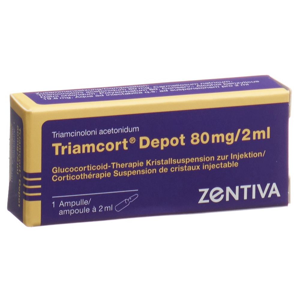 TRIAMCORT Dépôt 80 mg/2ml