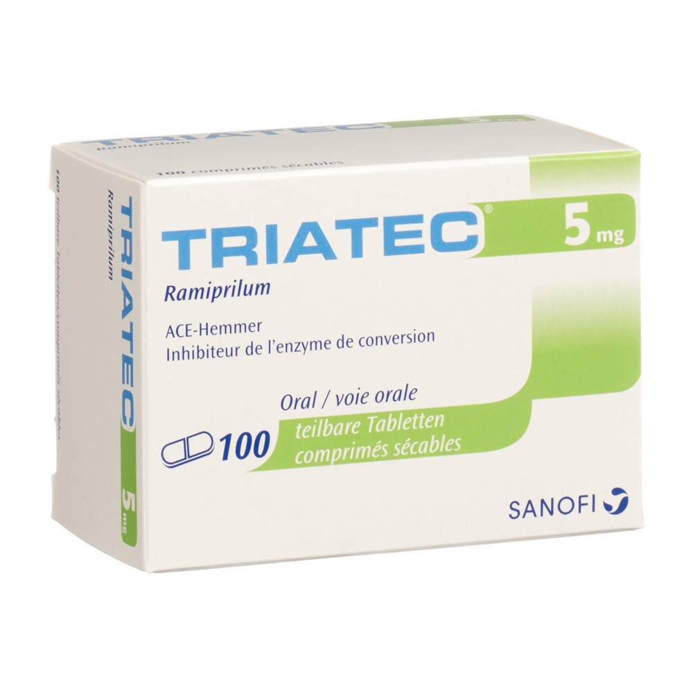 TRIATEC cpr 5 mg blist 100 pce, image principale