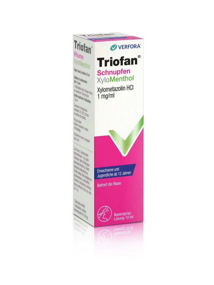 TRIOFAN Schnupfen XyloMenthol Spray 1 mg/ml
