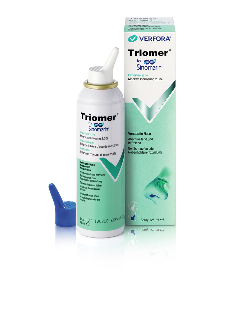 TRIOMER Nasenspray Sinomarin hypertonisch Spr 125 ml, Bild 2 von 3