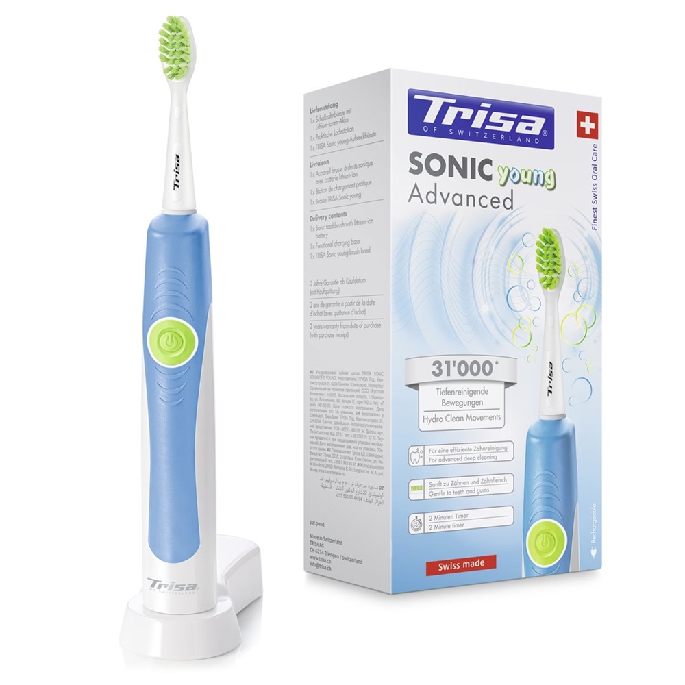 TRISA Sonic Advanced Young brosse à dents sonique, image 3 sur 4