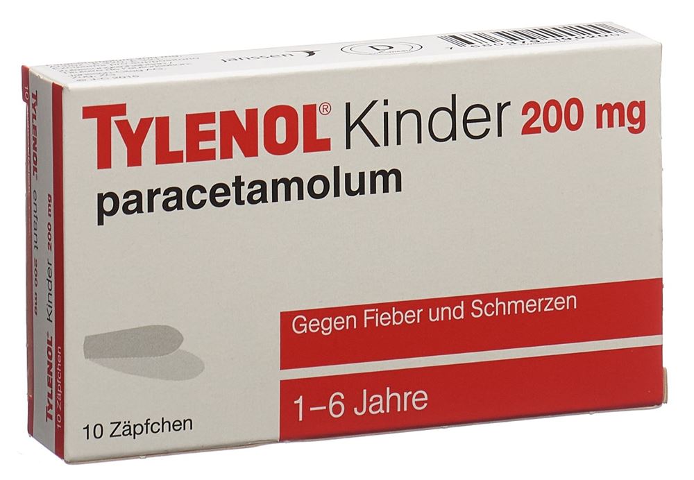 Tylenol enfants 200 mg, image principale