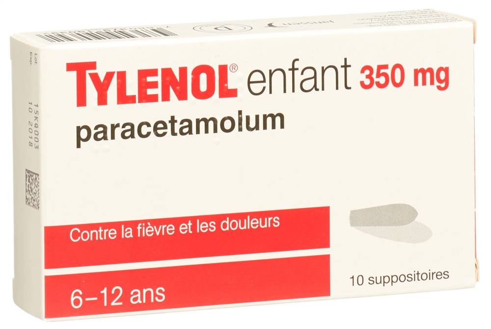 Tylenol Kinder 350 mg, Bild 2 von 2