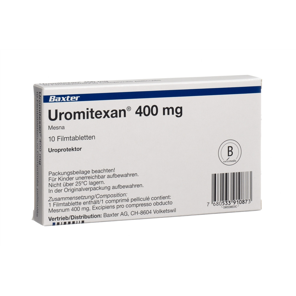 UROMITEXAN Filmtabl 400 mg Blist 10 Stk, Hauptbild