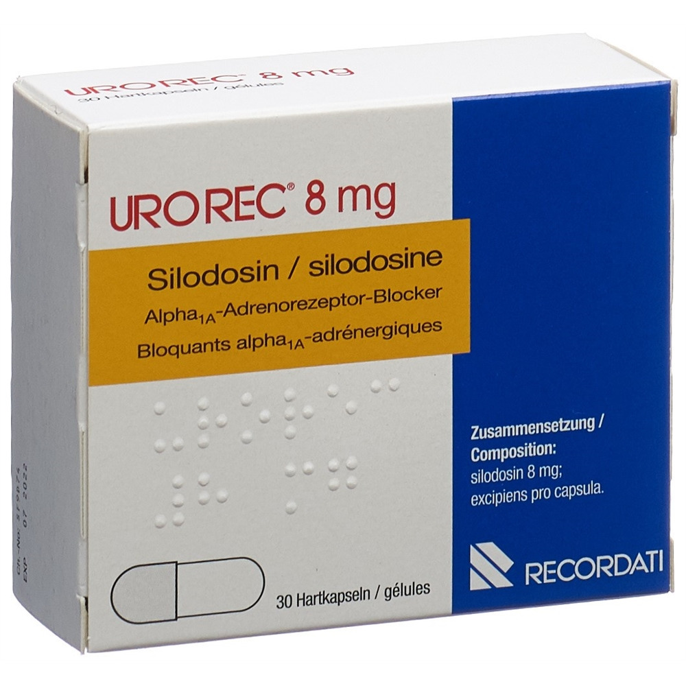 UROREC caps 8 mg blist 30 pce, image principale