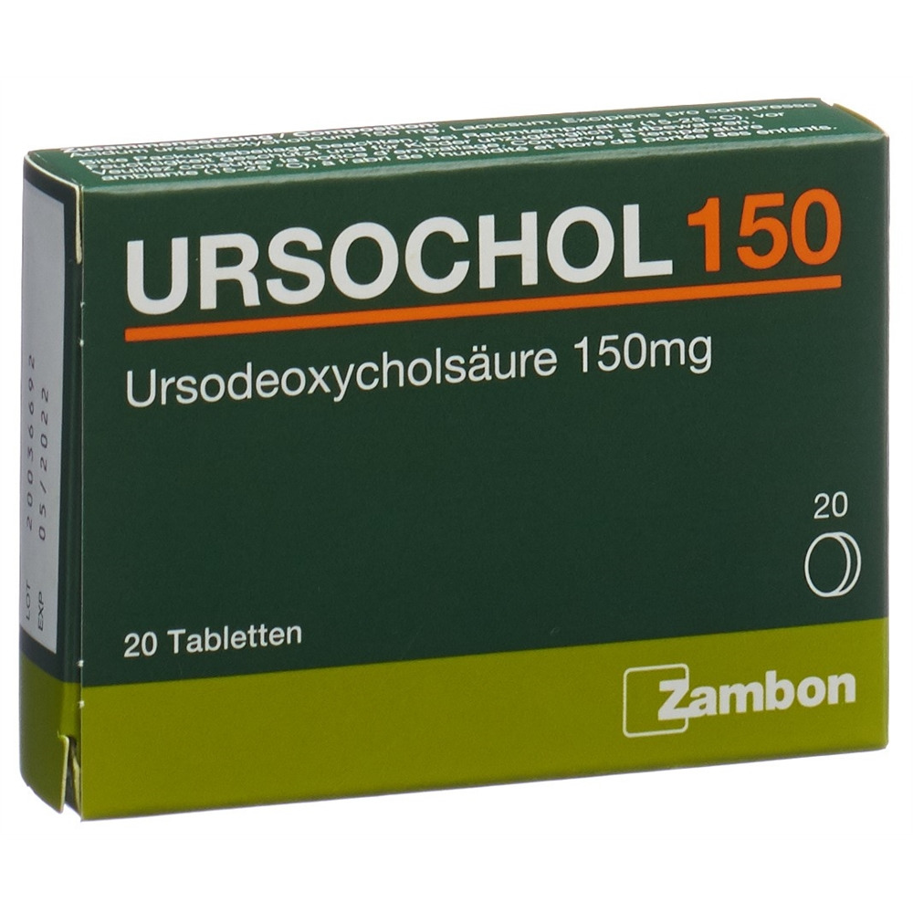 URSOCHOL Tabl 150 mg Blist 20 Stk, Hauptbild