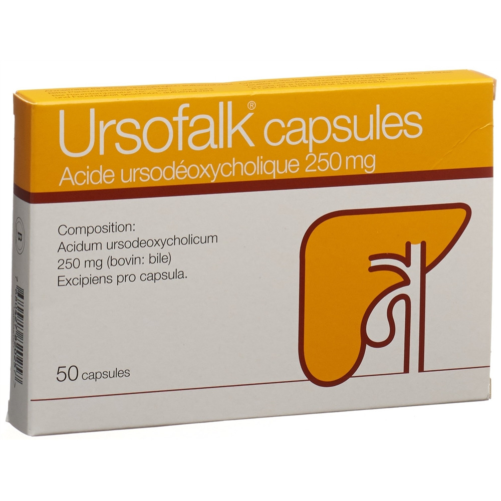 URSOFALK caps 250 mg blist 50 pce, image 2 sur 2