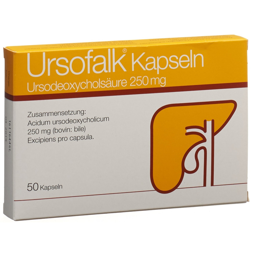 URSOFALK caps 250 mg blist 50 pce, image principale