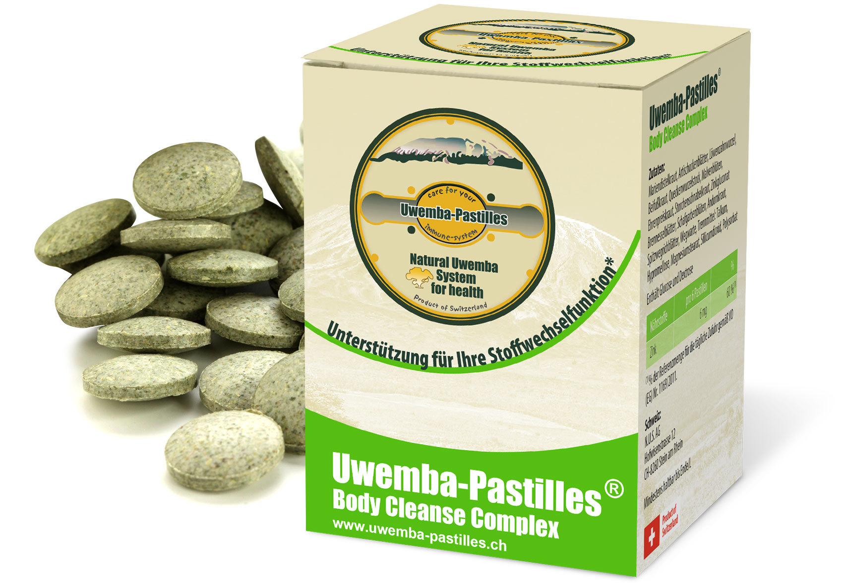 UWEMBA-PASTILLES Body Cleanse Complex, Bild 2 von 3
