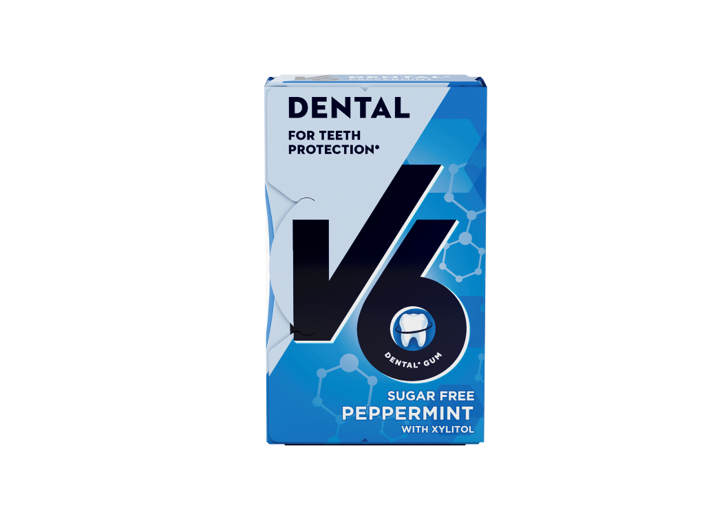 V6 Dental Care chewing gum