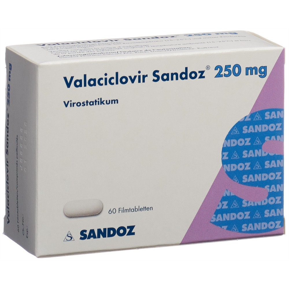 VALACICLOVIR Sandoz 250 mg, image principale