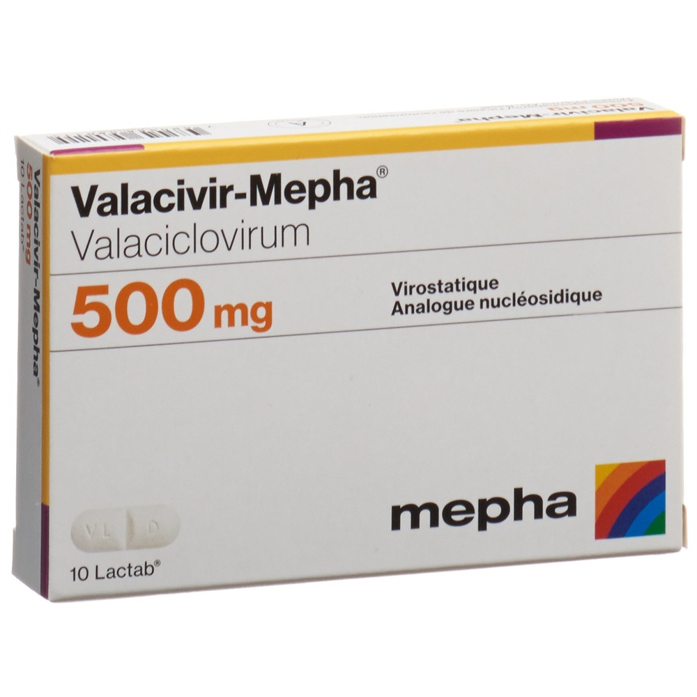 VALACIVIR Mepha 500 mg, image 2 sur 2