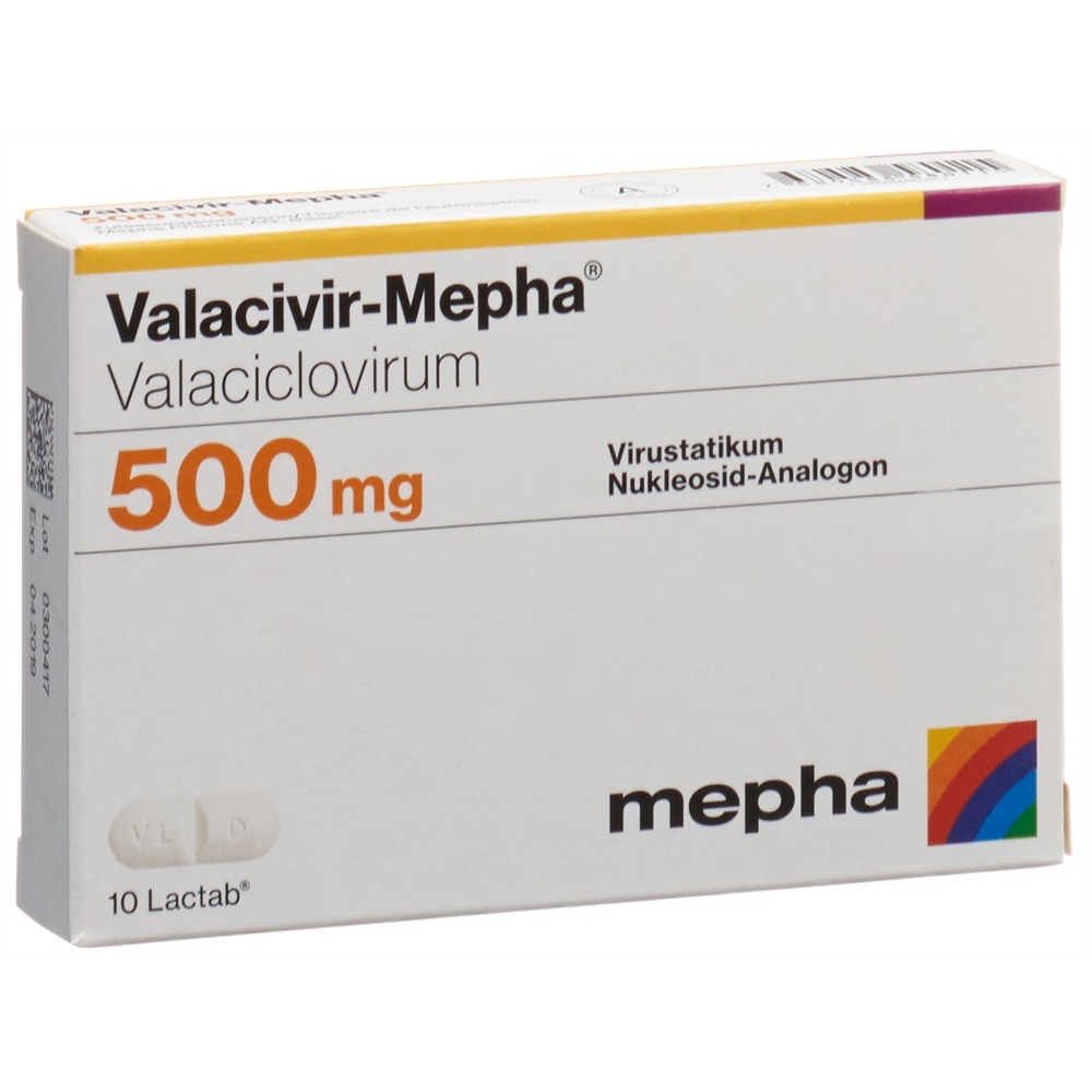 VALACIVIR Mepha 500 mg, image principale
