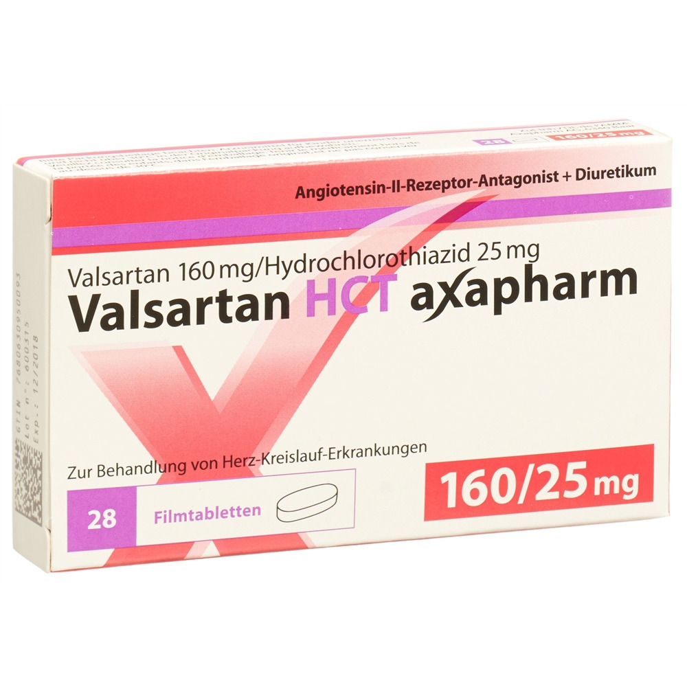 VALSARTAN HCT axapharm, image principale