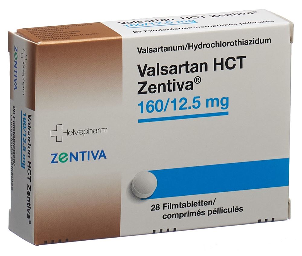 VALSARTAN HCT Zentiva, Hauptbild