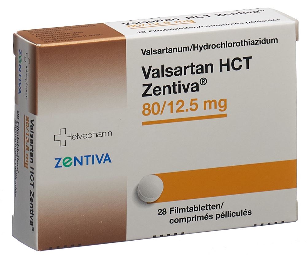 VALSARTAN HCT Zentiva, Hauptbild