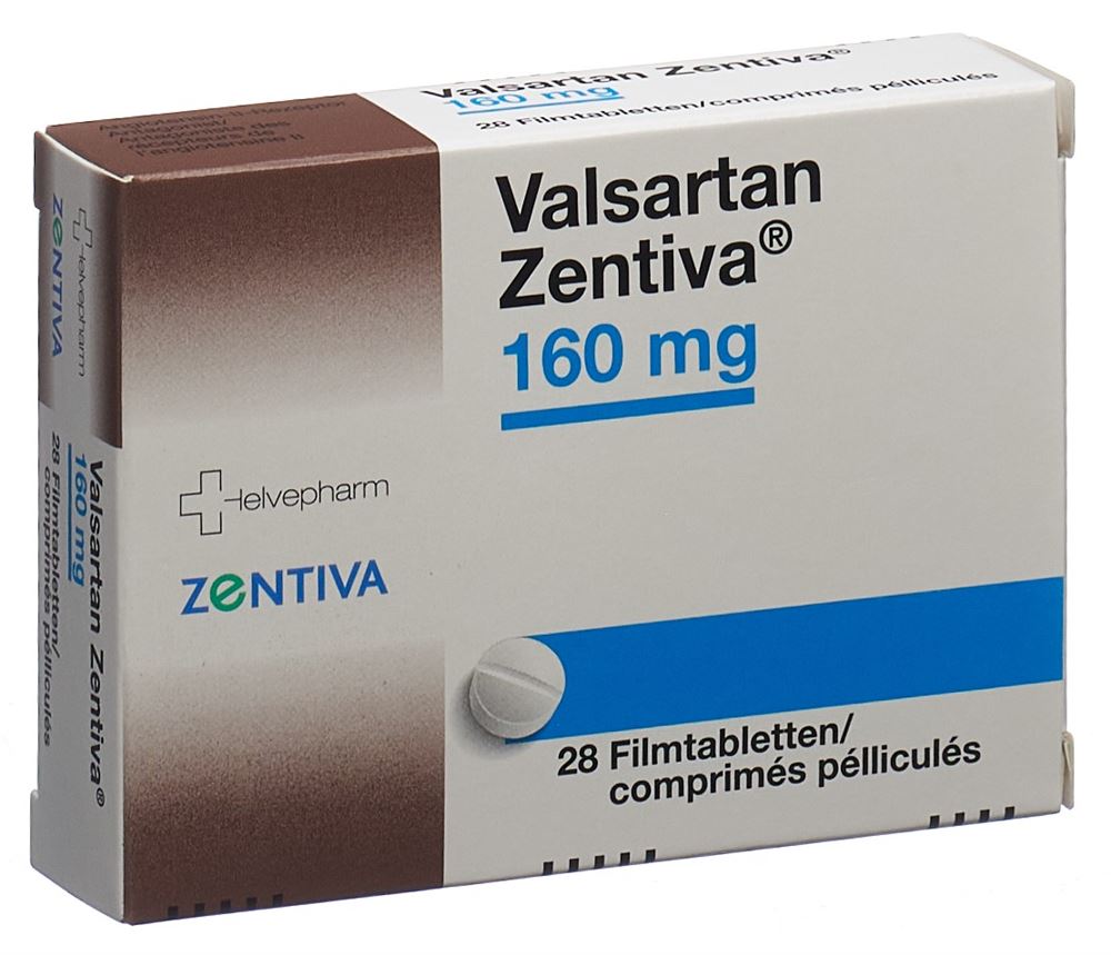 VALSARTAN Zentiva 160 mg, Hauptbild