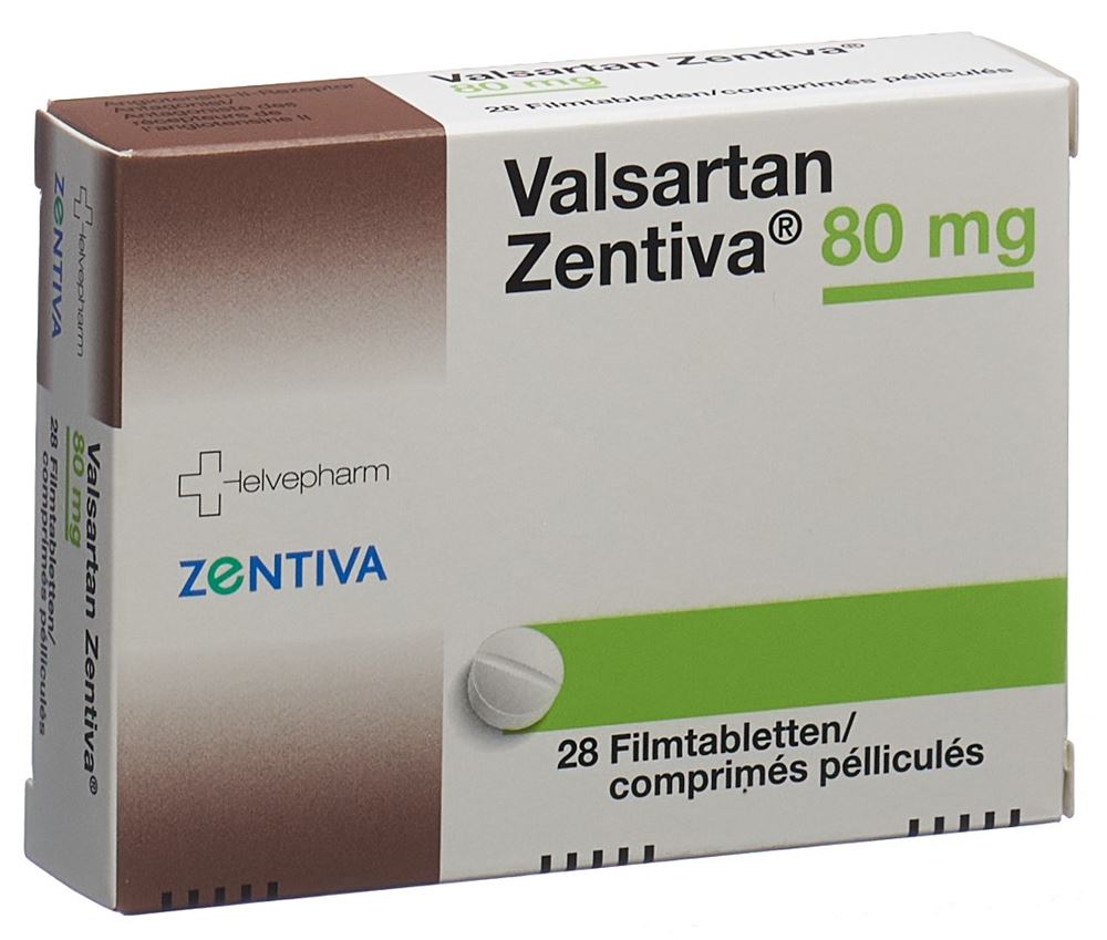 VALSARTAN Zentiva 80 mg, Hauptbild
