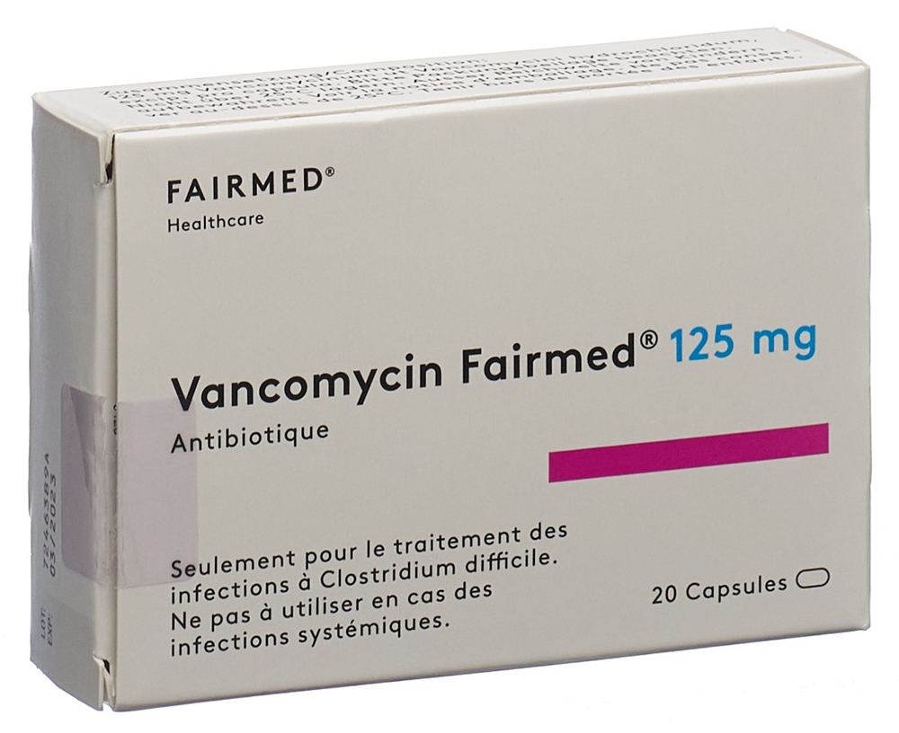 VANCOMYCINE Fairmed 125 mg, image 2 sur 2