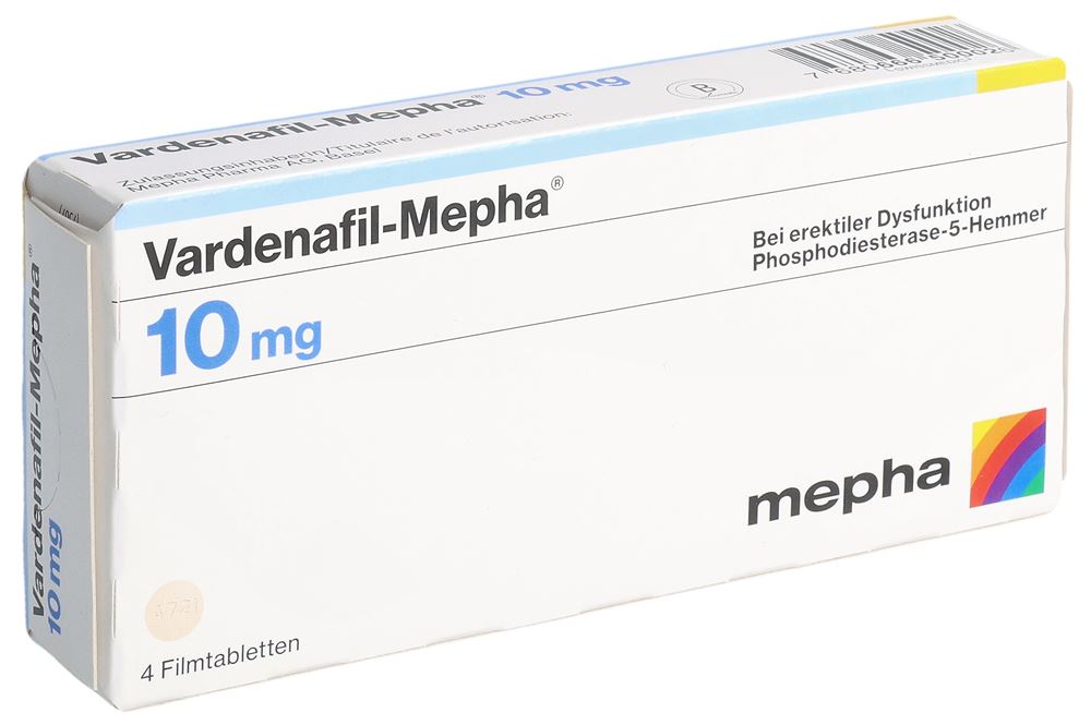 VARDENAFIL Mepha 10 mg, image principale