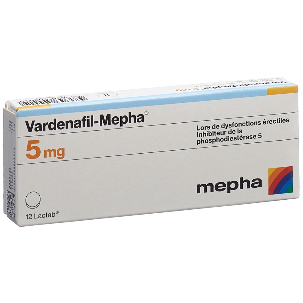 Vardenafil-Mepha Mepha 5 mg, image 2 sur 2