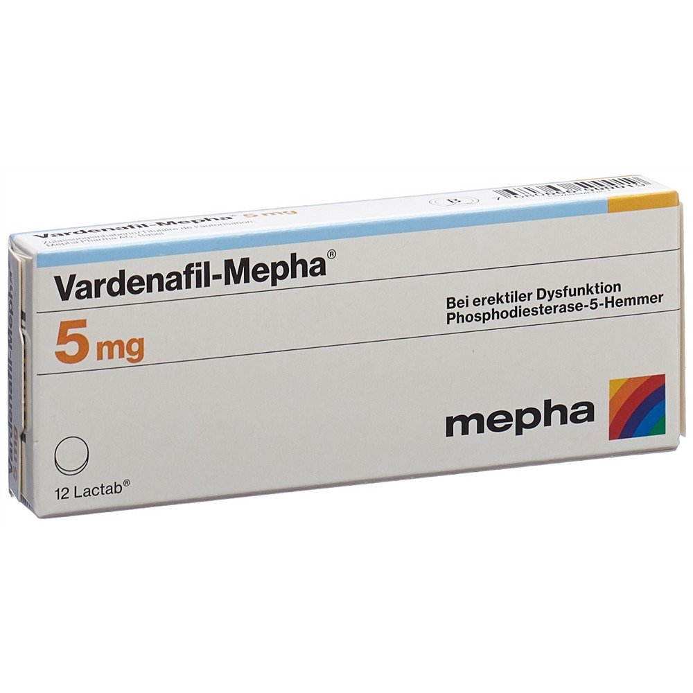 VARDENAFIL Mepha 5 mg, Hauptbild