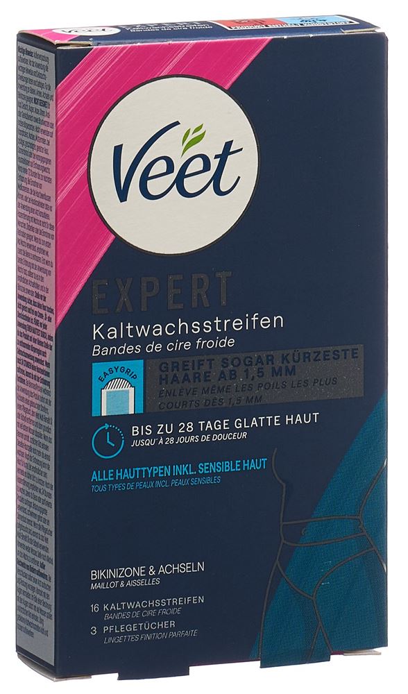 Veet Kaltwachsstreifen, Hauptbild