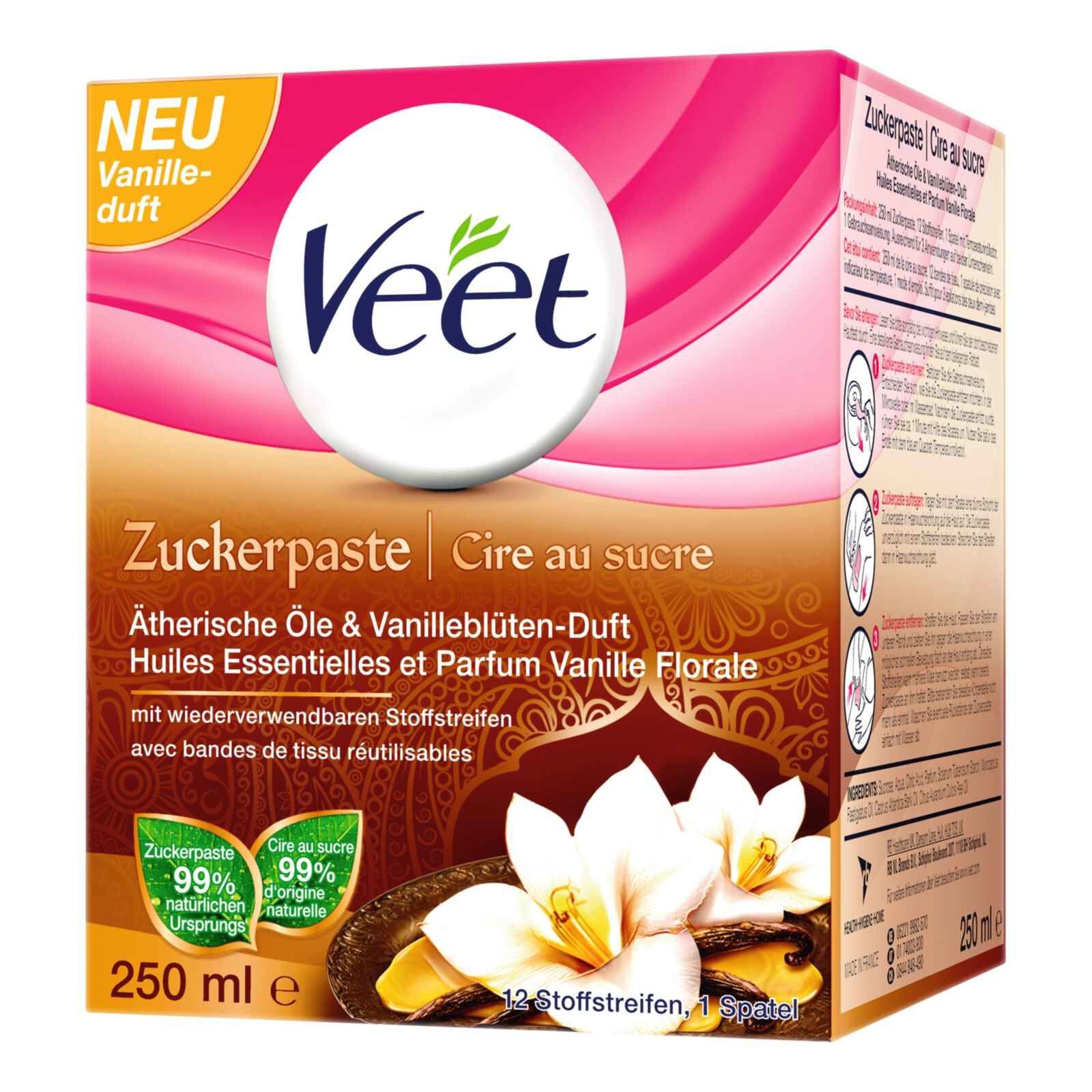 Veet La pâte de sucre Vanilla, image principale