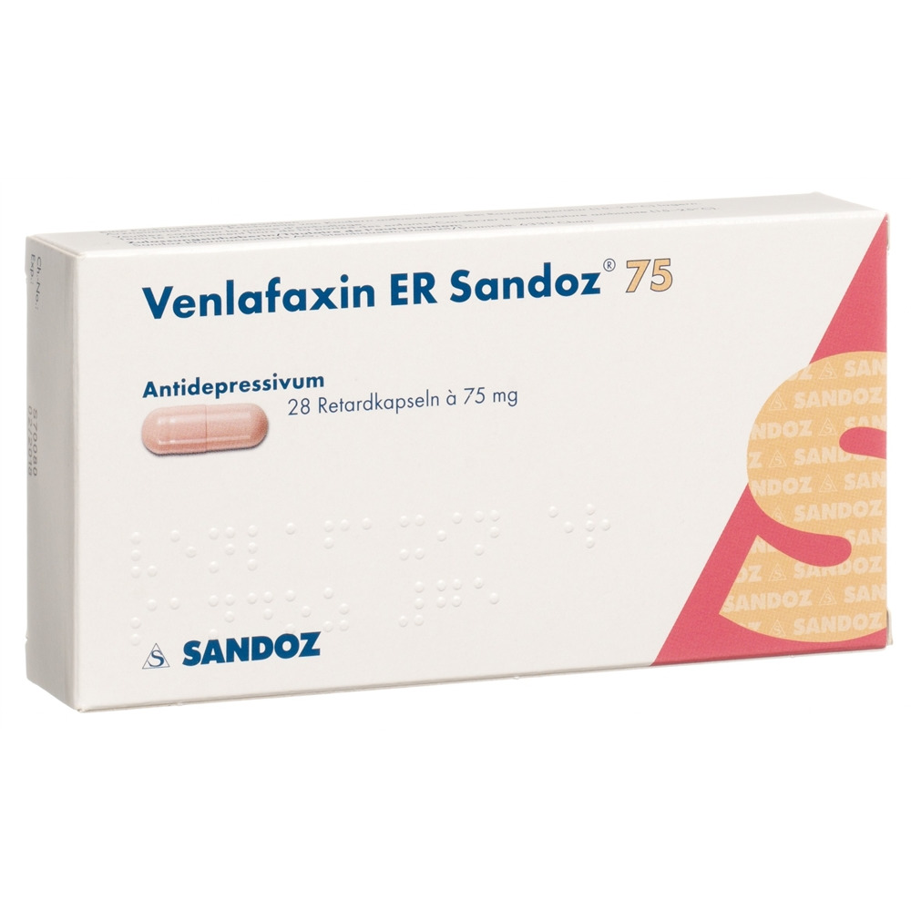 VENLAFAXINE Sandoz 75 mg, Hauptbild