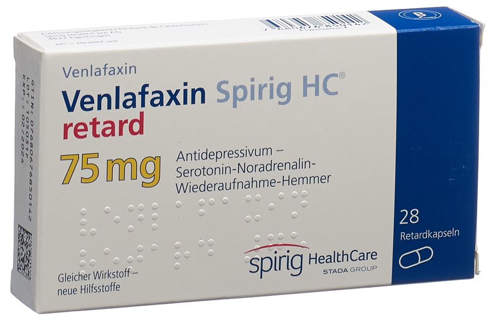 VENLAFAXINE Spirig HC 75 mg, Hauptbild