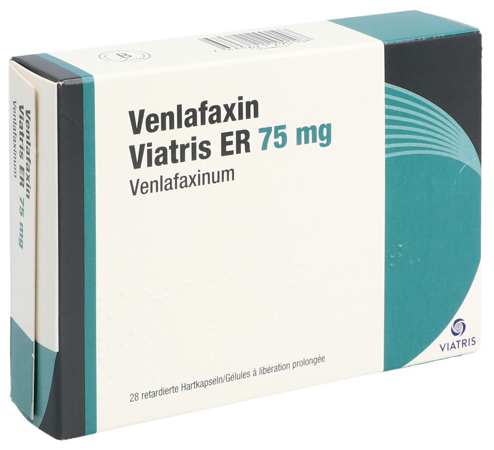 Venlafaxin Viatris ER 75 mg, image principale
