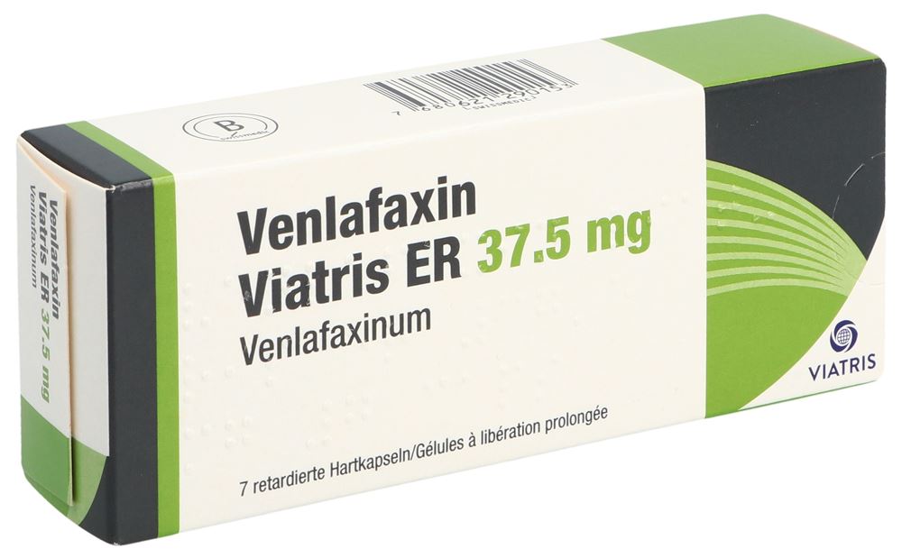 VENLAFAXINE ER 37.5 mg, Hauptbild VENLAFAXINE ER 37.5 mg, Hauptbild