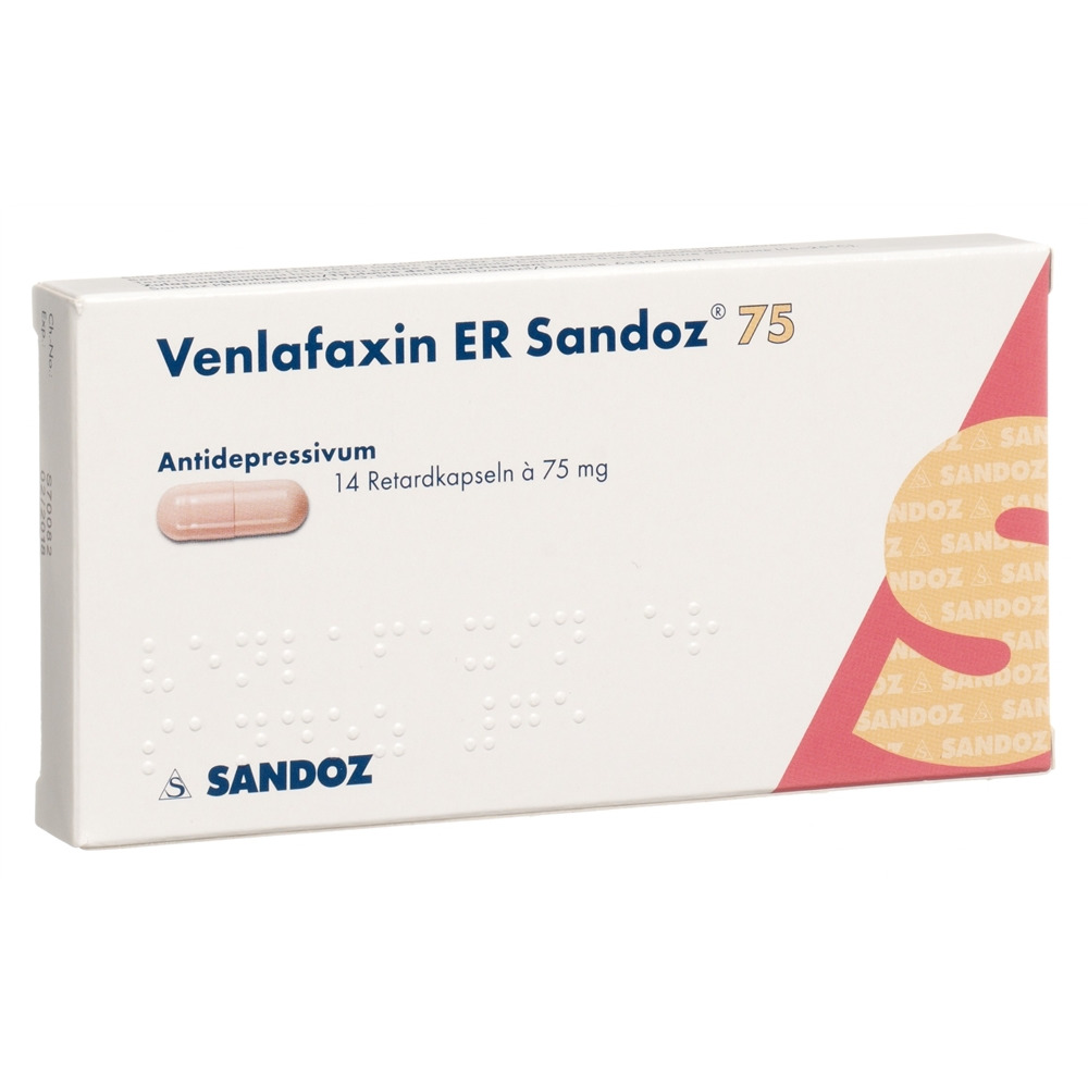 VENLAFAXINE Sandoz 75 mg, image principale