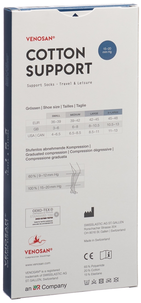 VENOSAN COTTON SUPPORT Socks A-D, Bild 2 von 2