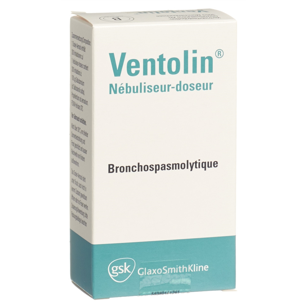 VENTOLIN aéros doseur 100 mcg 200 dos, image 2 sur 2