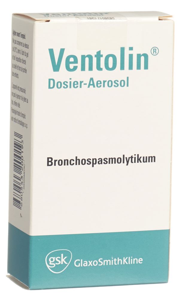 VENTOLIN Dosieraeros 100 mcg 200 Dos, Hauptbild