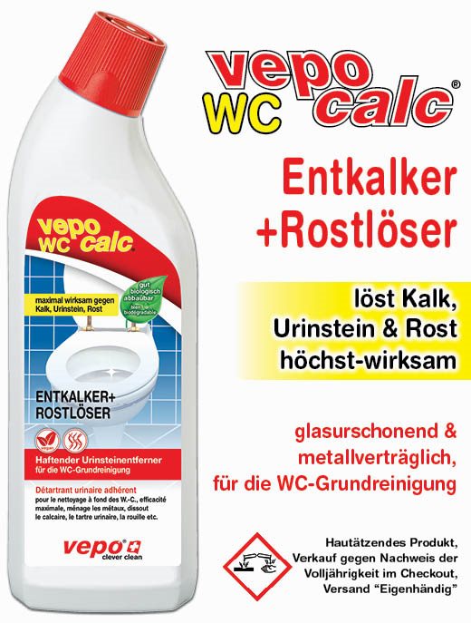 VEPOCALC WC détartrant + antirouille