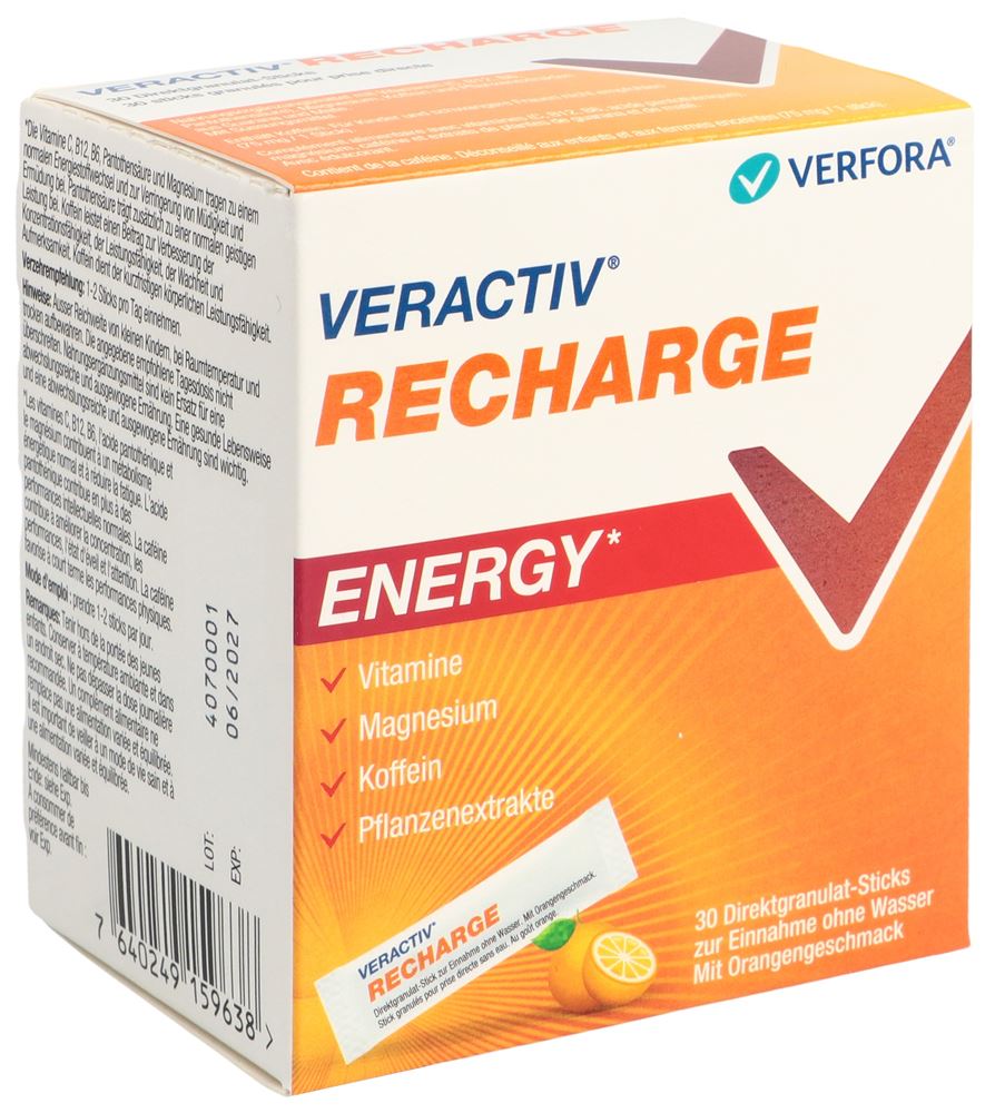 VERACTIV Recharge Direct Sticks, Hauptbild