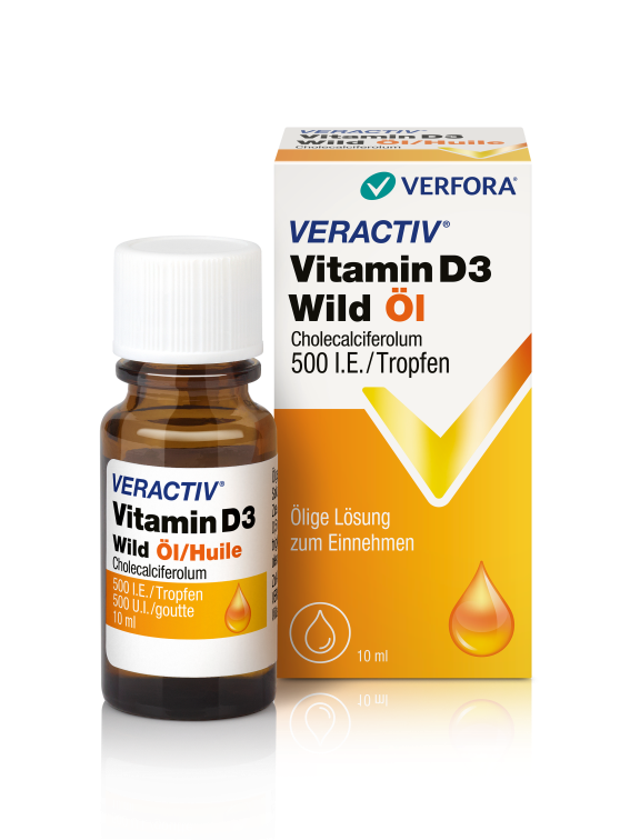VERACTIV Vitamin D3 Wild 500 IE/Tropfen